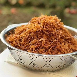پیاز سرخ کرده با روغن جامد